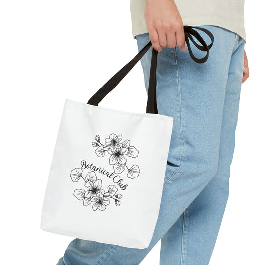 Botanical Floral Tote Bag | Reusable Spring Shopping Bag | Gift for Plant Lovers & Nature Enthusiasts